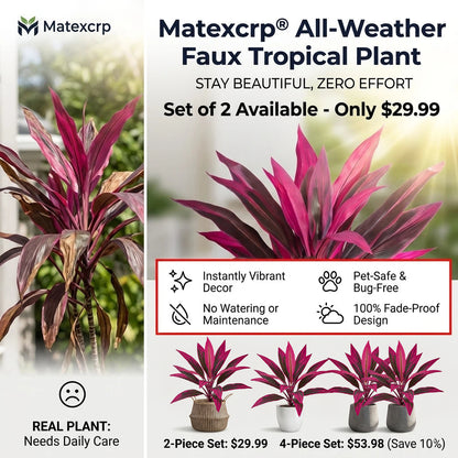 Vibrant Artificial Tropical Plant (Buy 1 Get 1 FREE🎉)