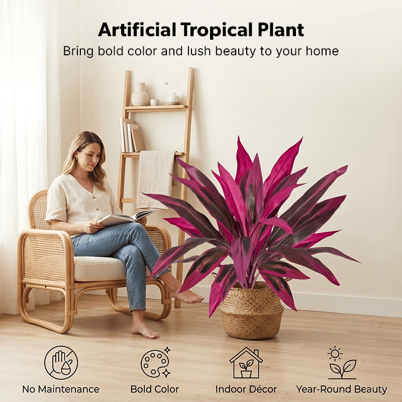 Vibrant Artificial Tropical Plant (Buy 1 Get 1 FREE🎉)