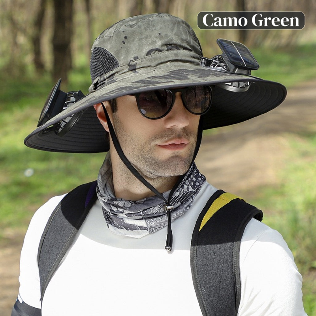 Solar-Powered Cooling Hat