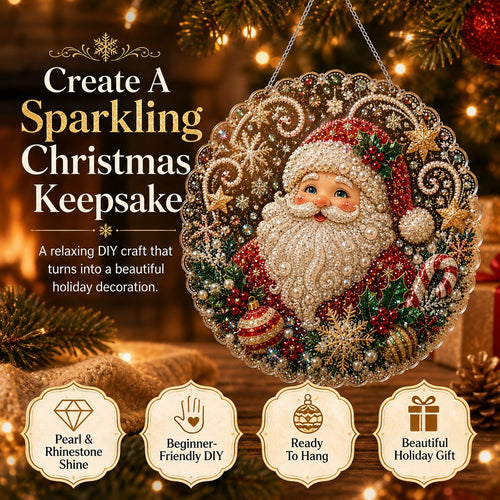 Christmas DIY Diamond Painting Hanging Ornament Kit