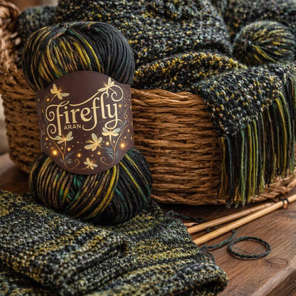 🔥 Limited-Time 50% OFF - Firefly Iridescent Shimmer Yarn: A Touch of Magic in Every Stitch ✨